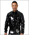 24018 Latex policeshirt with long sleeves