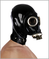 41037 Russian gasmask GPA with hood and lockable slave collar