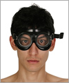40902 Rubber safety goggles, clear lenses