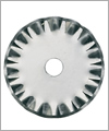 86055 Blade for rotary cutter: 28 mm wave cut