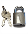 45032 Lock with 2 keys