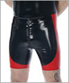21031 Cycle shorts with contrasting side panel and hem