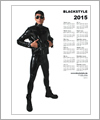 82153 Poster Kalender 2015 - Mann in Biker-Kombi