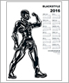 82155 Poster calendar 2016 - Man in waders